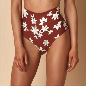 Montce Floral High Rise bikini bottom